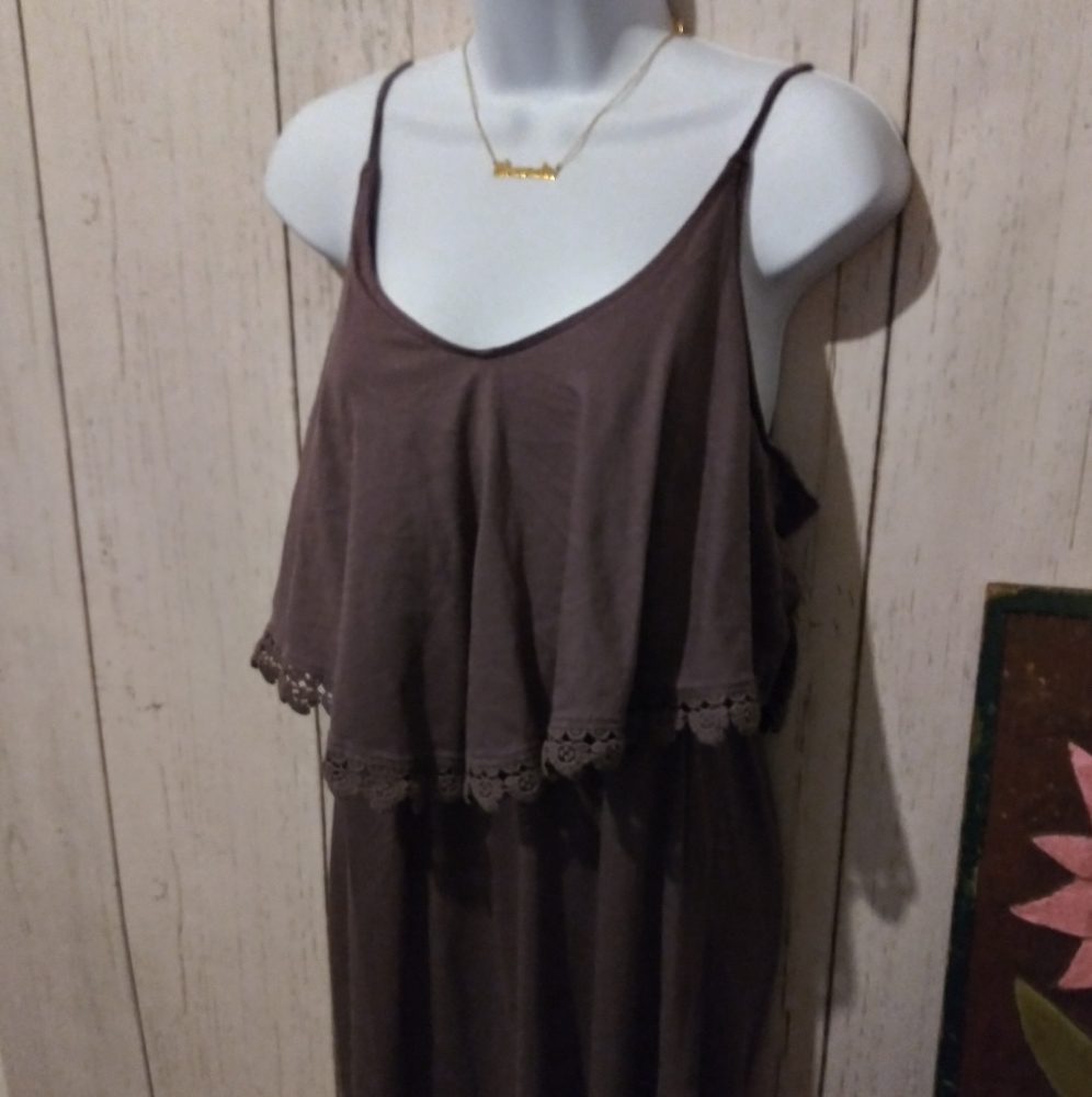 O'neil gray maxi dress